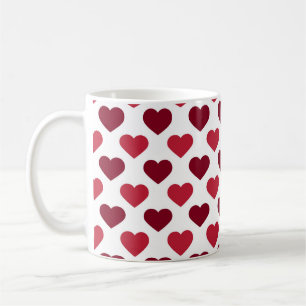 Sweet Hearts over wit schattig geschenk van liefde Koffiemok