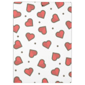 Sweet Hearts personaliseren Klembord (Achterkant)