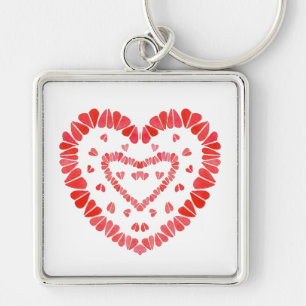 SWEET HEARTS Premium Square Sleutelhanger