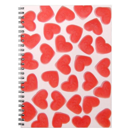 Sweet Hearts Roze notitieboek (Voorkant)