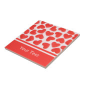 Sweet Hearts Roze 'text'-element Tegeltje (Zijkant)