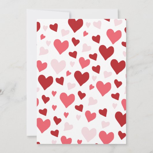 Sweet Hearts Stijlvolle Baby shower Uitnodiging (Achterkant)