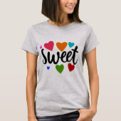 sweet hearts  t-shirt (Voorkant)