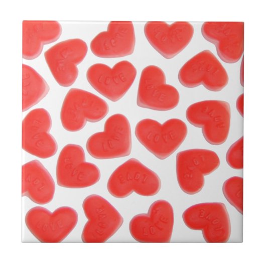 Sweet Hearts-tegel Tegeltje (Voorkant)