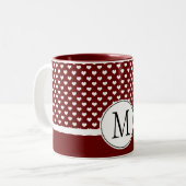 Sweet Hearts Tweekleurige Koffiemok (Voorkant links)