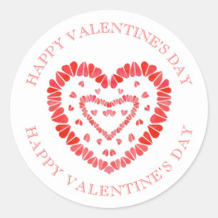 SWEET HEARTS Valentijn Kleine ronde Stickers II