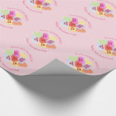 Sweet Hearts Valentijns Snoep Cadeaupapier (Hoek)