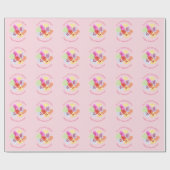 Sweet Hearts Valentijns Snoep Cadeaupapier (Vlak)