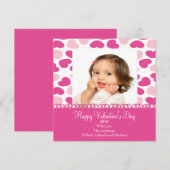 Sweet Hearts Valentijnse fotokaart Kaart (Voorkant / Achterkant)