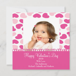 Sweet Hearts Valentijnse fotokaart Kaart