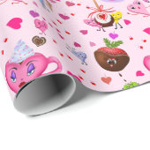 Sweet Hearts vieren overal Cadeaupapier (Rol Hoek)