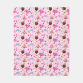 Sweet Hearts vieren overal Fleece Deken (Voorkant)