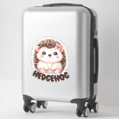Sweet Hedgehog - Kwekerij Sticker (Koffer)