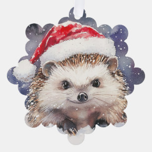 Sweet Hedgehog Paper Ornament Kaart