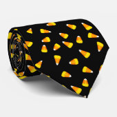 Sweet Herfst Candy maïspatroon Stropdas (Opgerold)