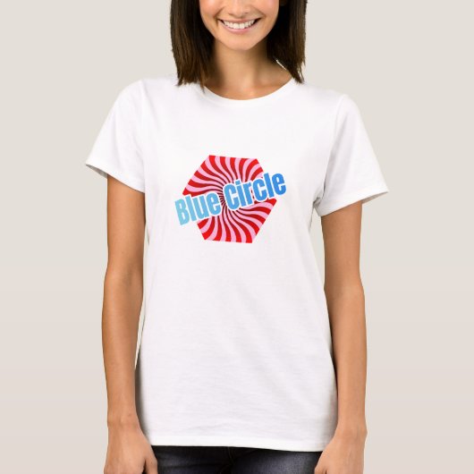 Sweet Hexagonal Candy with Wavy Pattern T-shirt (Voorkant)