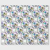 Sweet Hippo Cadeaupapier (Vlak)