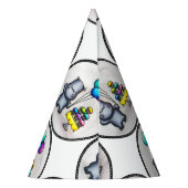 Sweet Hippo Feesthoedjes (Achterkant)