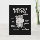 Sweet Hippo statement Anatomy of a Hippo Kaart (Voorkant)