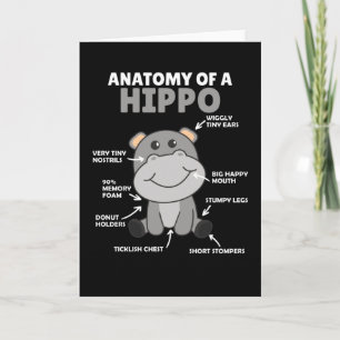 Sweet Hippo statement Anatomy of a Hippo Kaart
