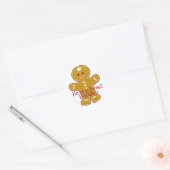 Sweet Holiday Gingerbread Man Label (Envelop)