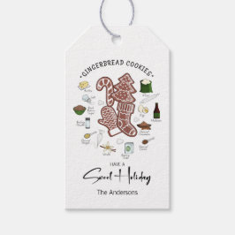 Sweet Holiday Gingerbrood Holiday Cadeaulabel