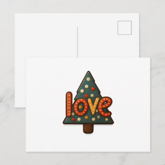 🎄 Sweet Holiday Love 🍪❤️ Briefkaart