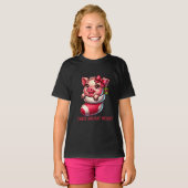 Sweet Holiday Piglet in Stocking T-shirt (Voorkant volledig)