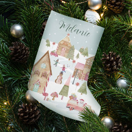 Sweet Holiday wil Gingerbrood Snoep Town Kleine Kerstsok