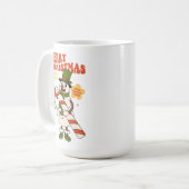 Sweet Holiday Wishes - A Candy Cane Christmas Koffiemok (Voorkant links)