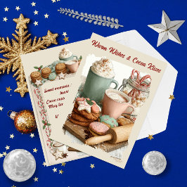 Sweet Holiday Wishes – Cookies, Cocoa & Cheer Feestdagenkaart