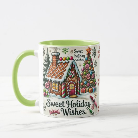 Sweet Holiday Wishes Snoep House en Snow Mok (Links)