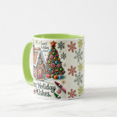 Sweet Holiday Wishes Snoep House en Snow Mok (Voorkant links)