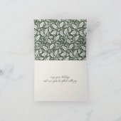 Sweet Holly Berry , niet-fotoKerstmis Feestdagen Kaart (Binnen)