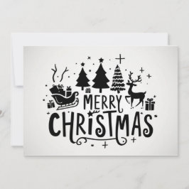 Sweet Holly Berry , niet-fotoKerstmis Feestdagenkaart