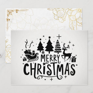 Sweet Holly Berry , niet-fotoKerstmis Feestdagenkaart