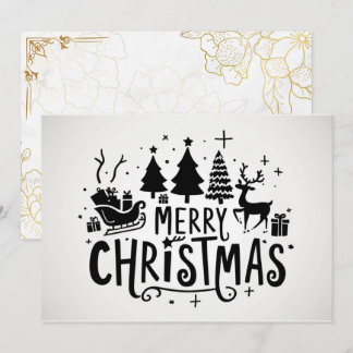 Sweet Holly Berry , niet-fotoKerstmis Feestdagenkaart