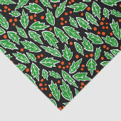 Sweet Holly-kerstfeestdag - kerstpatroon Tissuepapier (Detail)