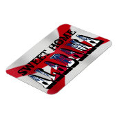 Sweet Home Alabama Flexibele magneet (Linkerzijde)