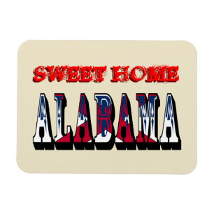 Sweet Home Alabama Flexibele magneet