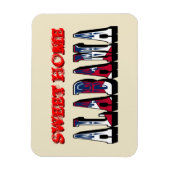 Sweet Home Alabama Flexibele magneet (Verticaal)