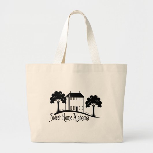 Sweet Home Alabama Grote Tote Bag (Voorkant)