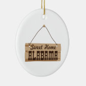 Sweet Home Alabama Keramisch Ornament (Rechts)
