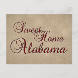 Sweet Home Alabama Post Kaart