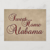 Sweet Home Alabama Post Kaart (Voorkant)