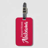 Sweet Home Alabama Red en White Bagagelabel (Voorkant (verticaal))