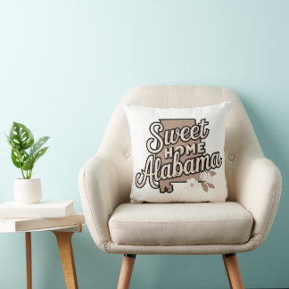 Sweet Home Alabama Sierkussen (16 x 16 inch)