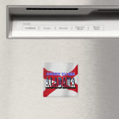 Sweet Home Alabama Staat Vlag Magneet (Insitu (Vaatwasser))