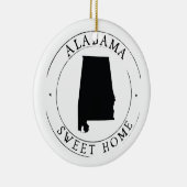 Sweet Home Alabama State Ornament (Rechts)