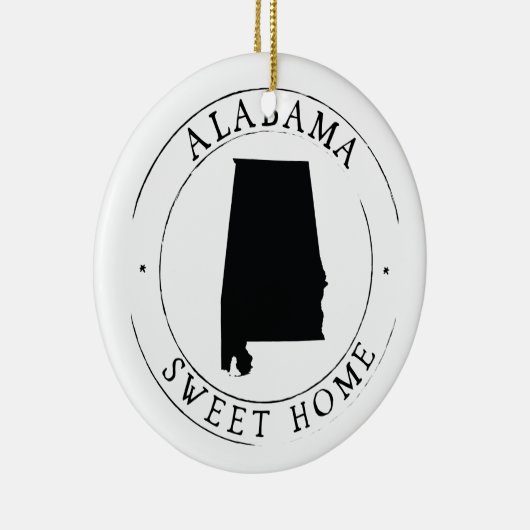 Sweet Home Alabama State Ornament (Rechts)